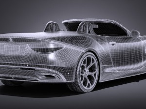 Generic Sport Convertible 2016 3D Modell