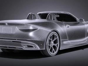 Generic Sport Convertible 2016 3D Model