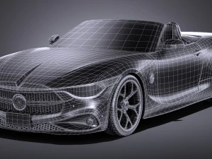 Generic Sport Convertible 2016 3D Model