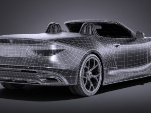 Generic Sport Convertible 2016 3D Modell