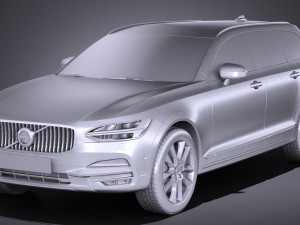 Volvo V90 Cross Country 2017 3D 모델