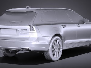 Volvo V90 Cross Country 2017 3D 모델