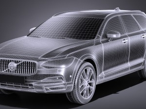 Volvo V90 Cross Country 2017 3D 모델