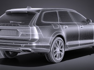 Volvo V90 Cross Country 2017 3D 모델