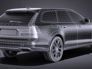 Volvo V90 Cross Country 2017 3D 모델