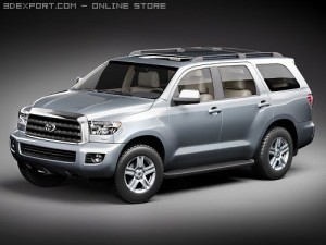 Toyota Sequoia 3D Model