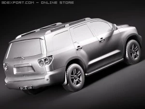 Toyota Sequoia 3D Model