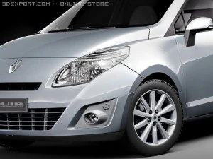 Renault Grand Scenic 2010 3D Model