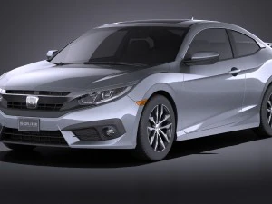 होंडा सिविक कूप 2017 वेरे 3D मॉडल