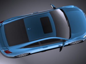 Honda Civic Coupe Led 2018 vray Modello 3D