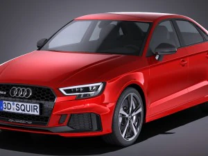 Audi RS3 Sedan 2017 3D Model