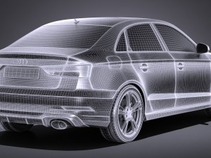 Audi RS3 Sedan 2017 Modello 3D