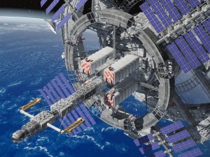 Sci-Fi Space Station 3D मॉडल