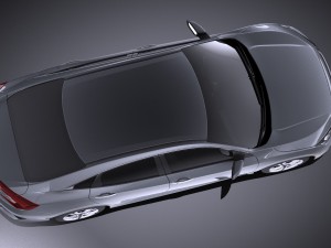 Honda Civic Sedan LX 2017 vray Modèle 3D