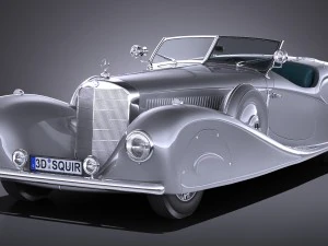 Mercedes-Benz 500K Erdmann Rossi 1936 Modelo 3D