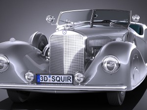 Mercedes-Benz 500K Erdmann Rossi 1936 Modèle 3D