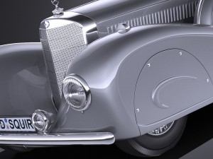Mercedes-Benz 500K Erdmann Rossi 1936 Modèle 3D