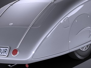Mercedes-Benz 500K Erdmann Rossi 1936 Modèle 3D