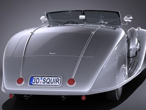 Mercedes-Benz 500K Erdmann Rossi 1936 Modèle 3D