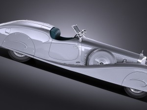 Mercedes-Benz 500K Erdmann Rossi 1936 Modèle 3D