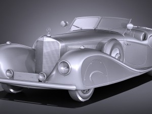Mercedes-Benz 500K Erdmann Rossi 1936 Modèle 3D