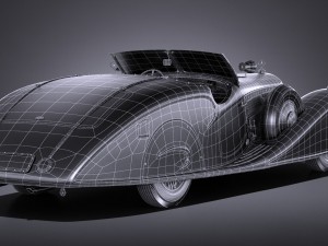 Mercedes-Benz 500K Erdmann Rossi 1936 Modèle 3D