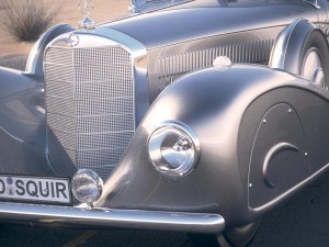 Mercedes-Benz 500K Erdmannrossi 1936 Desert Studio 3D-Modell
