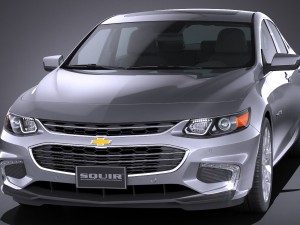 Chevrolet Malibu 2017 3D Модель