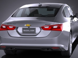 Chevrolet Malibu 2017 3D Модель