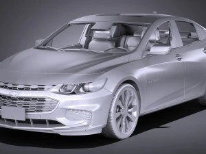 Chevrolet Malibu 2017 Modelo 3D