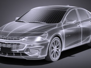 Chevrolet Malibu 2017 3D Модель