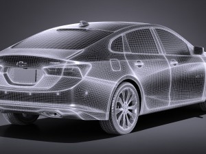 Chevrolet Malibu 2017 3D Модель