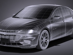 Chevrolet Malibu 2017 3D Модель
