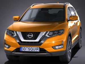 Nissan Rogue 2017 3D Model