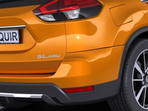 Nissan Rogue 2017 3D Model