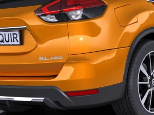Nissan Rogue 2017 3D Model