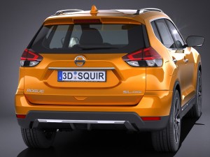 Nissan Rogue 2017 3D Model
