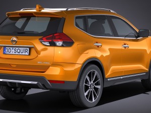 Nissan Rogue 2017 3D Model