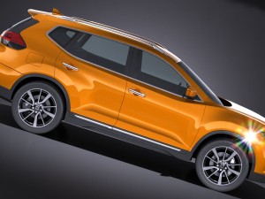 Nissan Rogue 2017 3D Model