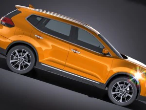 Nissan Rogue 2017 3D Model