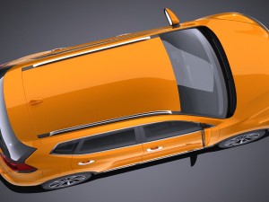 Nissan Rogue 2017 3D Model