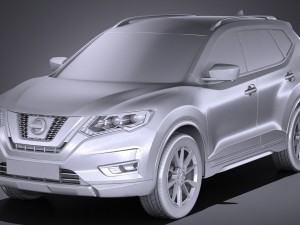 Nissan Rogue 2017 3D Model