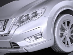 Nissan Rogue 2017 3D Model