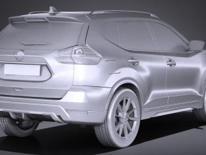 Nissan Rogue 2017 3D Model