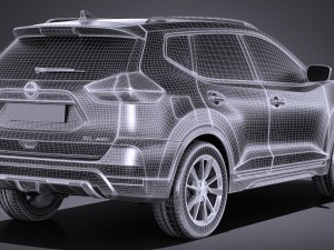 Nissan Rogue 2017 3D Model