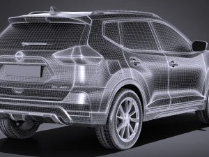 Nissan Rogue 2017 3D Model