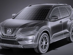 Nissan Rogue 2017 3D Model