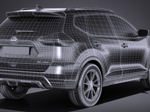 Nissan Rogue 2017 3D Model