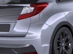 Honda Civic Sport 2016 vray 3Dモデル