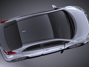 Honda Civic Sport 2016 vray 3Dモデル